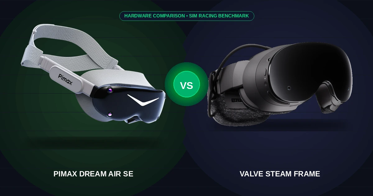 Pimax Dream Air SE vs Valve Steam Frame Comparison